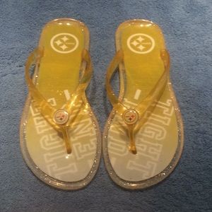 Pittsburgh Steelers Jellies style flip flops
